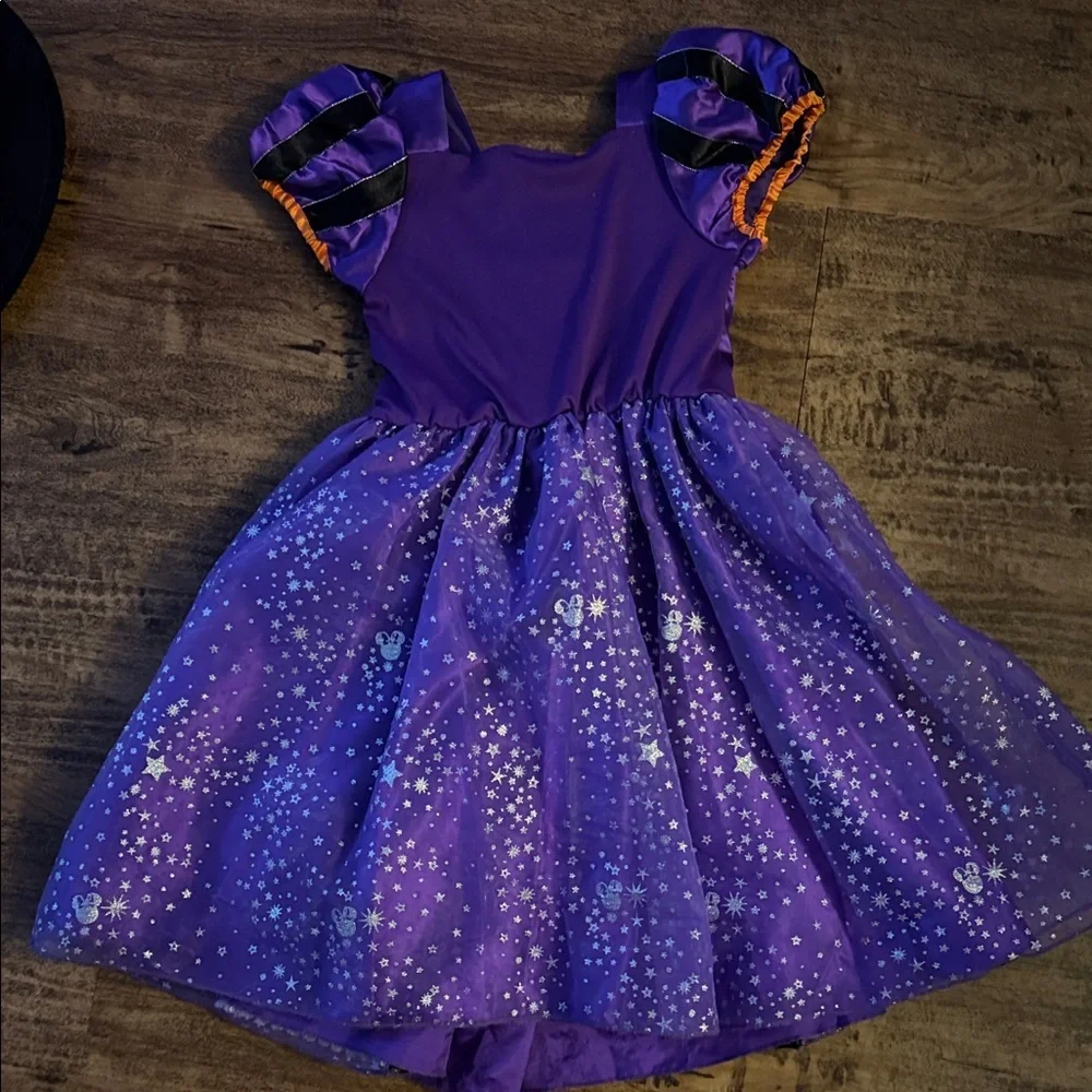 Purple and Orange Witch Costume for Kids size 5/6
